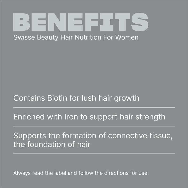 Swisse Hair Nutrition For Women 60 Capsules
