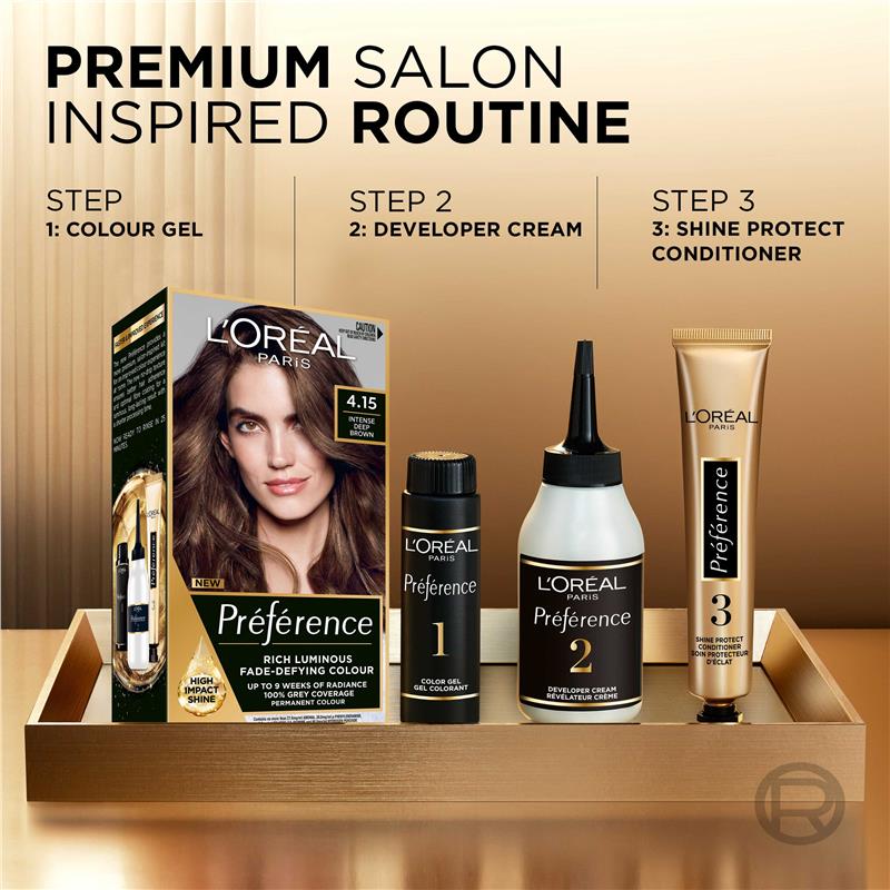 L'Oreal Paris Preference Caracas 4.15 Intense Deep Brown