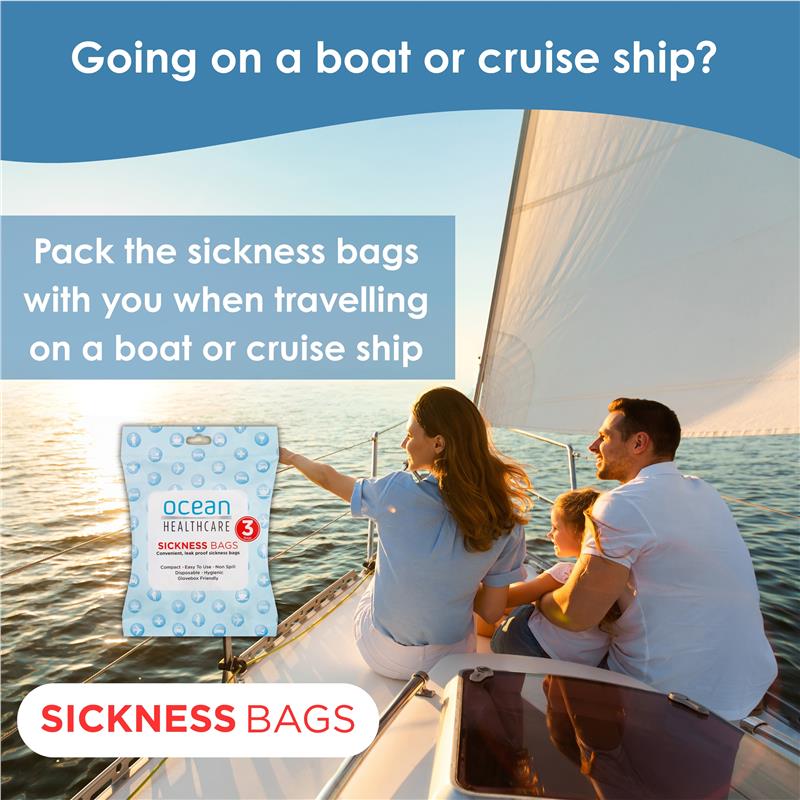 Ocean Sickness Bags 3 Pack