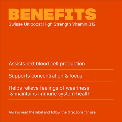 Swisse Vitamin B12 60 Tablets