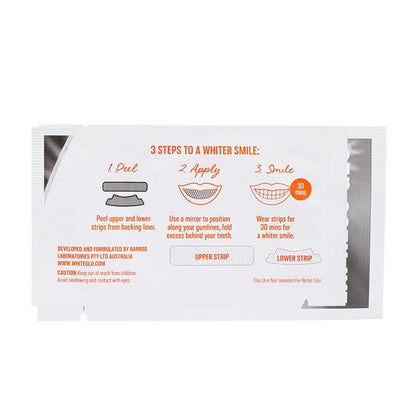 White Glo Charcoal Teeth Strips Express Glo