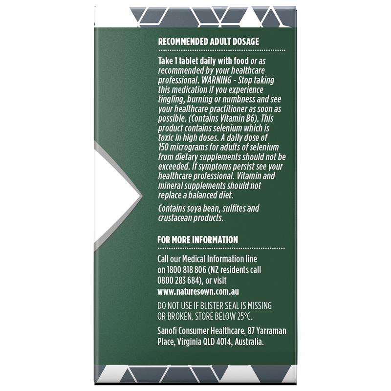 Nature's Own Bodyfuel 50+ Multivitamin 60 Tablets