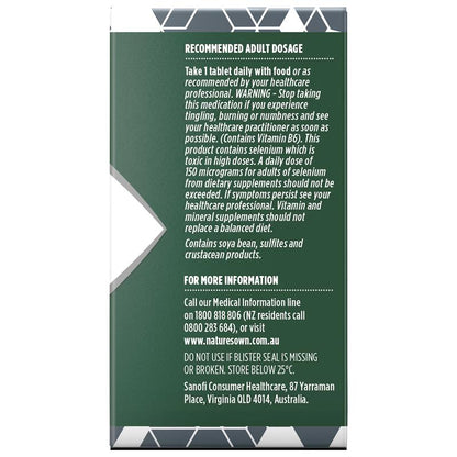 Nature's Own Bodyfuel 50+ Multivitamin 60 Tablets