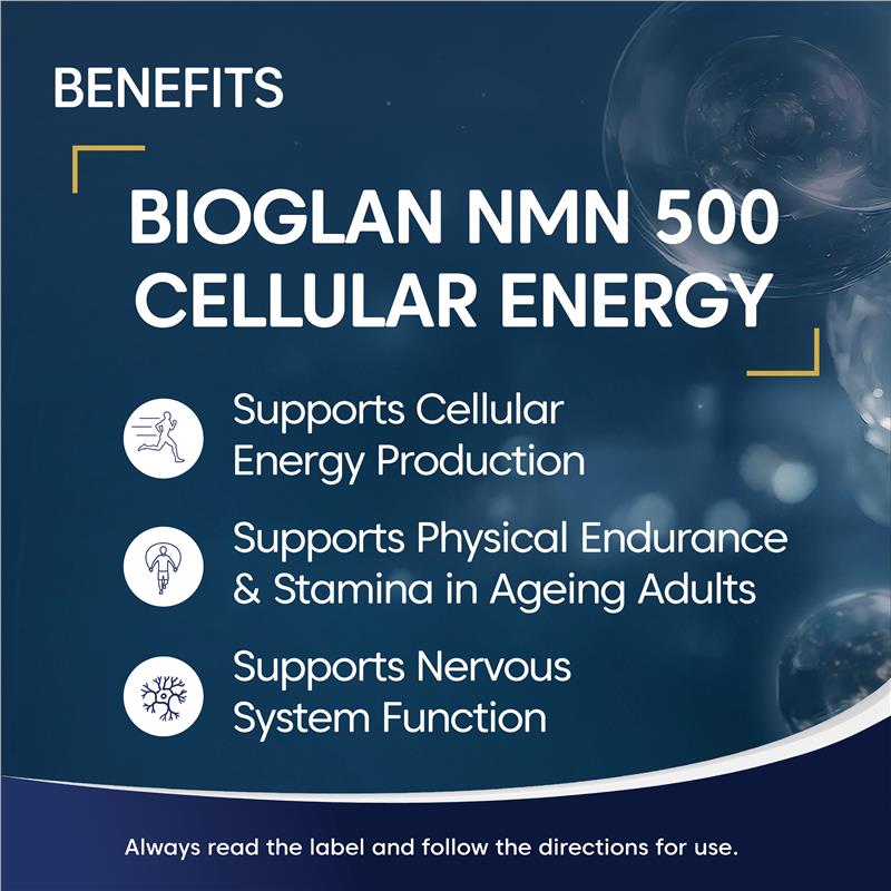 Bioglan NMN 500mg 30 Capsules