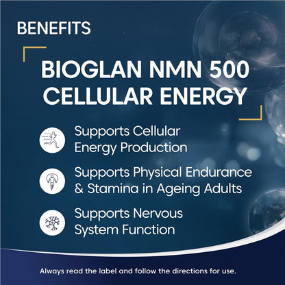 Bioglan NMN 500mg 30 Capsules