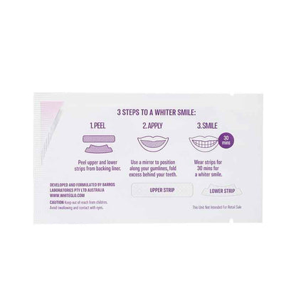 White Glo Purple Teeth Strips Express Glo