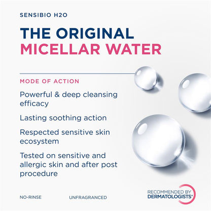 Bioderma Sensibio H2O Micellar Water 850ml Pump Bottle