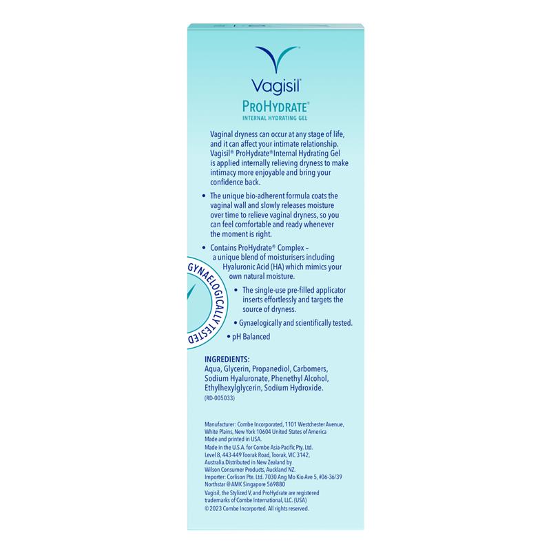 Vagisil ProHydrate Internal Hydrating Gel 6 x 5g