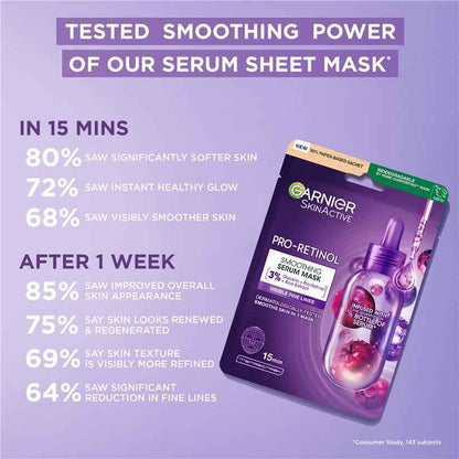 Garnier Pro-Retinol Serum Mask 15ml