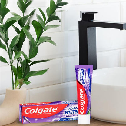 Colgate Toothpaste Advanced Whitening Purple 120g