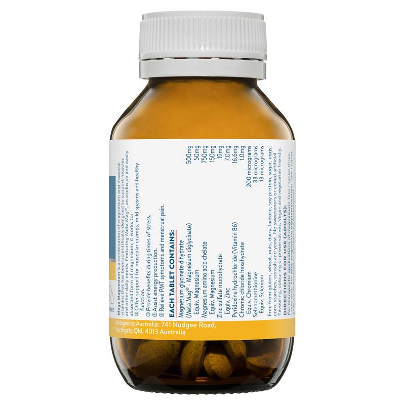 Ethical Nutrients Mega Magnesium 60 Tablets - GimmeNow