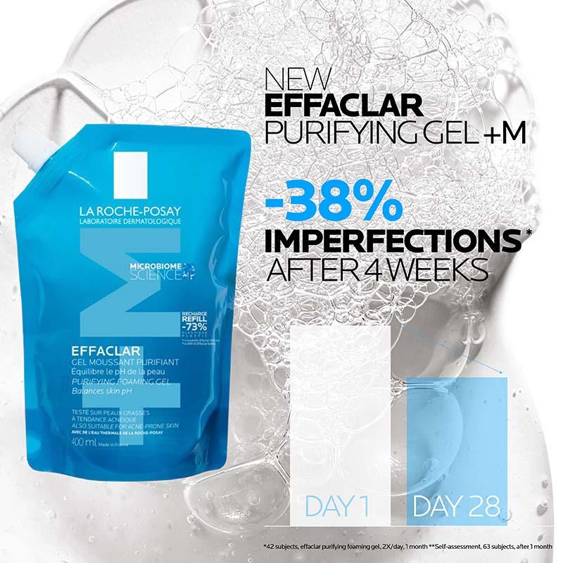 La Roche Posay Effaclar Foaming Gel Moussant Eco Refill 400ml - GimmeNow