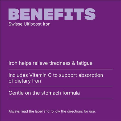 Swisse Ultiboost Iron 30 Tablets