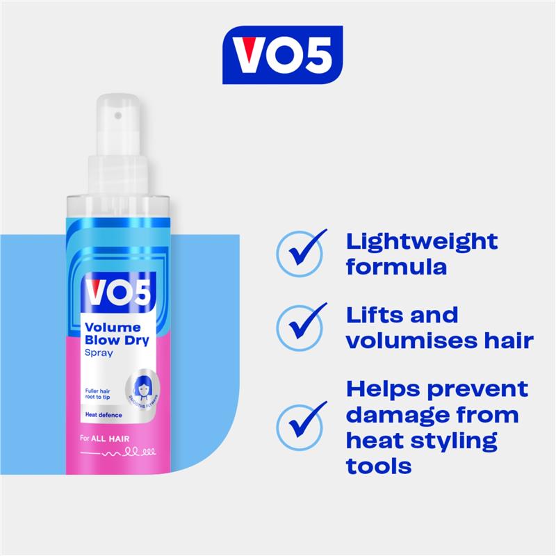 VO5 Volume Blow Dry Spray 200ml