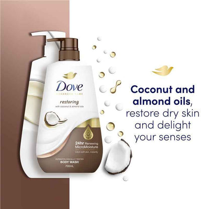 Dove Advanced Care Body Wash Restoring 700ml