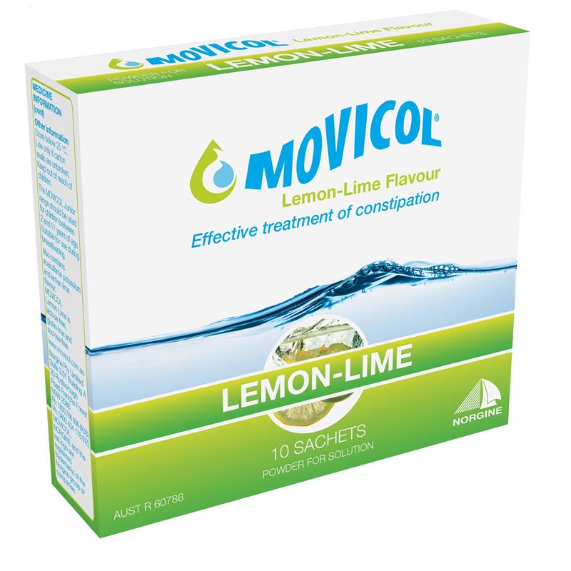 Movicol Powder Lemon Lime 10 Sachets