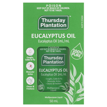 Thursday Plantation 100% Pure Eucalyptus Oil 50ml