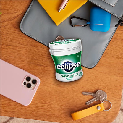 Eclipse Spearmint Chewy Mints 46 Piece Bottle