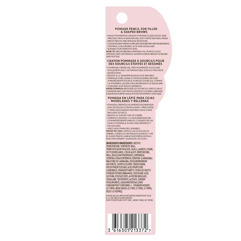 Covergirl Clean Fresh Brow Filler Pomade Pencil 600 Dark Brown 0.2g
