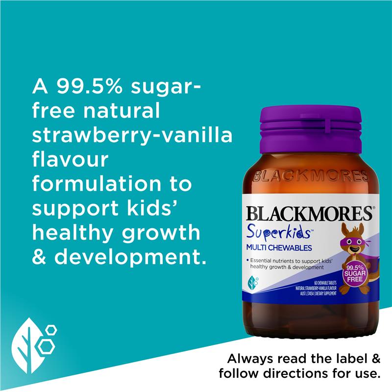Blackmores Superkids Multi 60 Chewables - GimmeNow