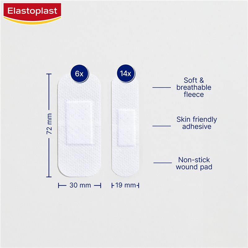 Elastoplast Sensitive Strips Assorted Pack 20