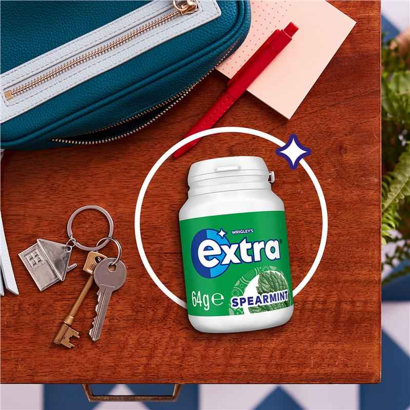 Extra Bottle Spearmint Gum 64g