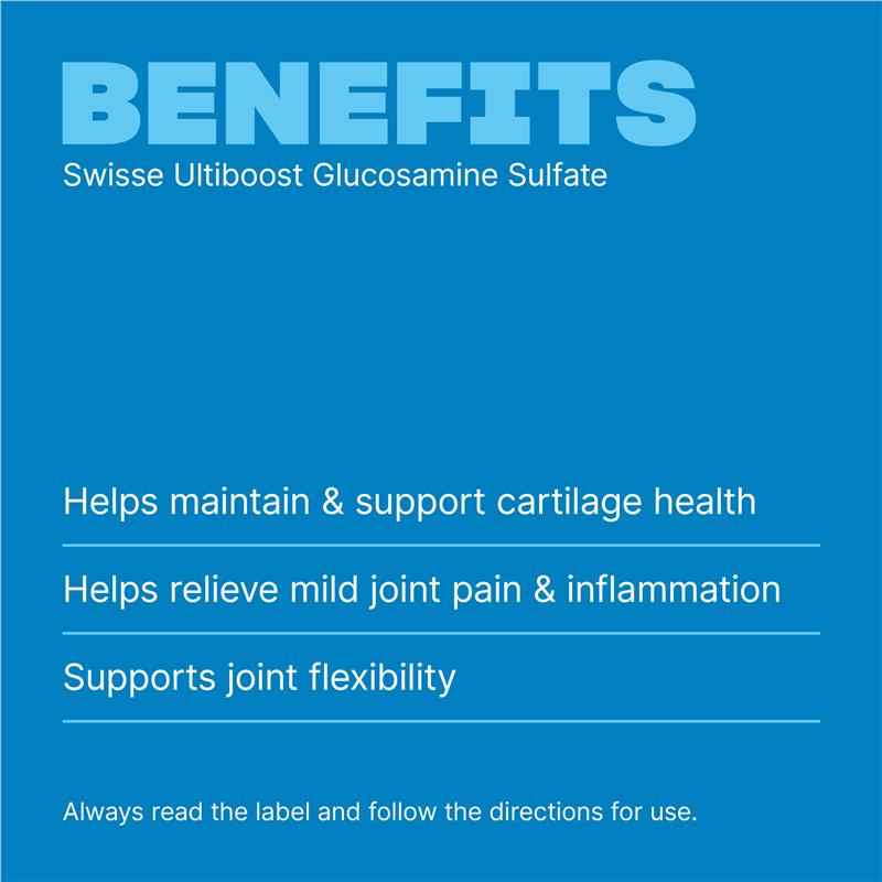 Swisse Glucosamine Sulfate 1500mg 180 Tablets