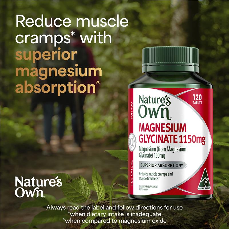 Nature's Own Magnesium Glycinate 120 Tablets