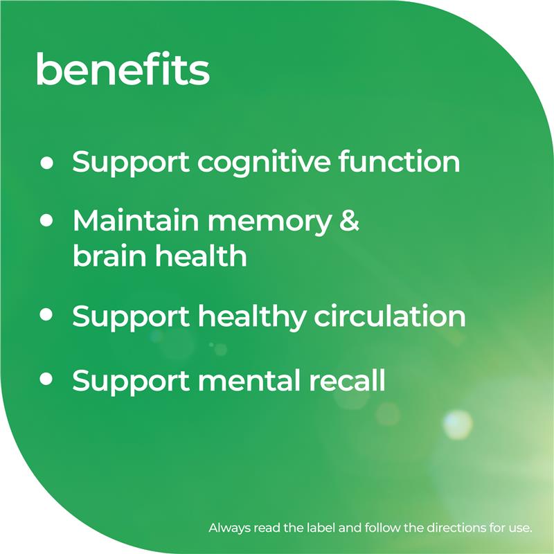Nature's Way Ginkgo 2000 Brain & Memory 120 Tablets