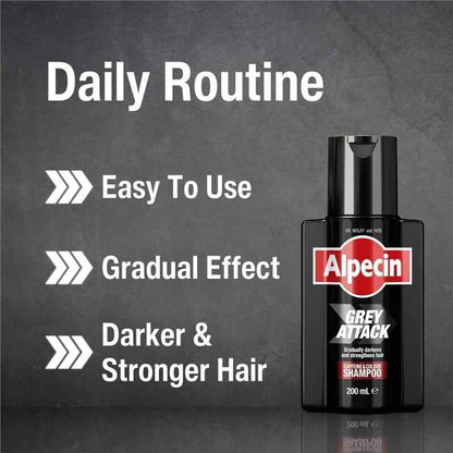 Alpecin Grey Attack Caffeine & Colour Shampoo 200ml