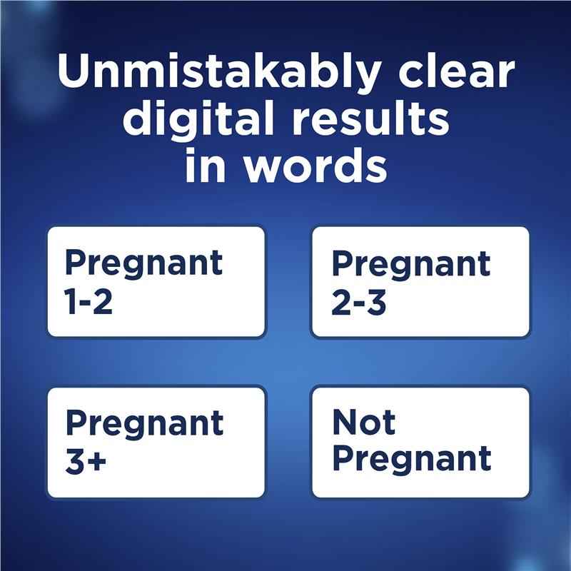 Clearblue Digital Pregnancy Test Weeks Indicator 1 Test