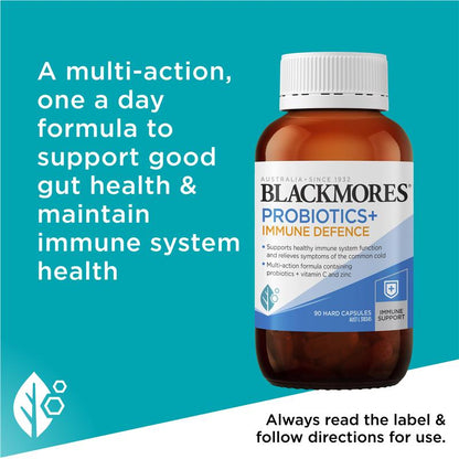 Blackmores Probiotics+ Immune Defence 90 Capsules - GimmeNow