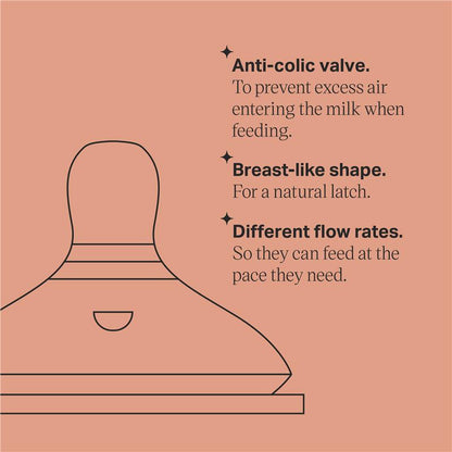 Tommee Tippee Natural Start Medium Flow Teats 2 Pack - GimmeNow