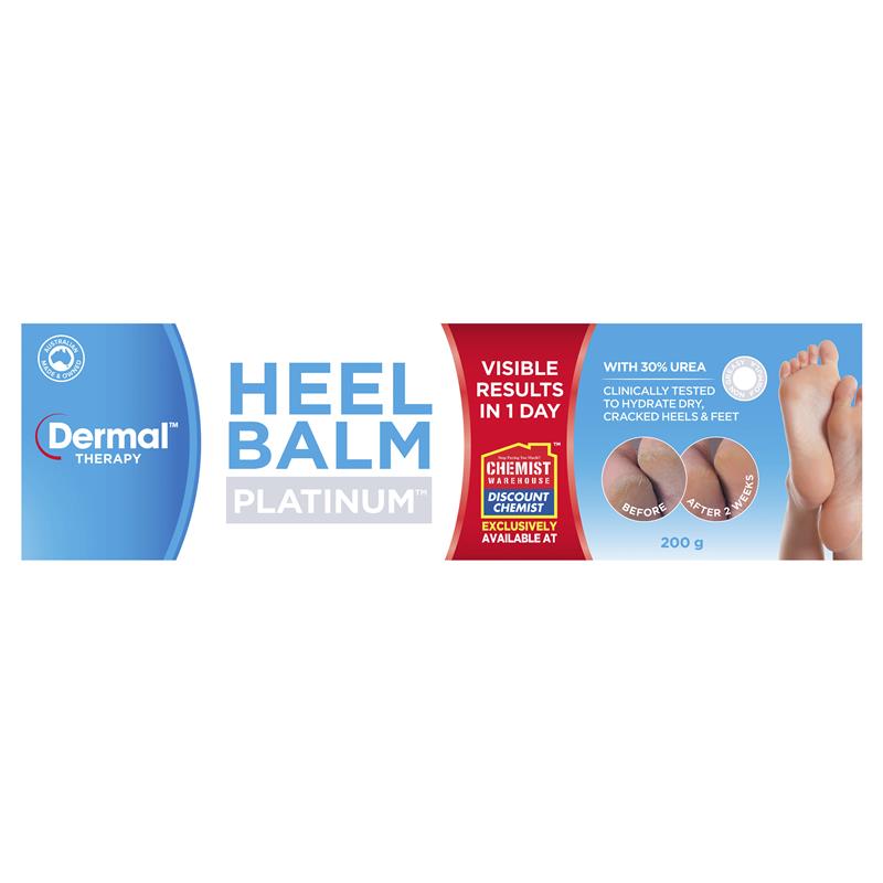 Dermal Therapy Heel Balm Platinum 200g Exclusive Size