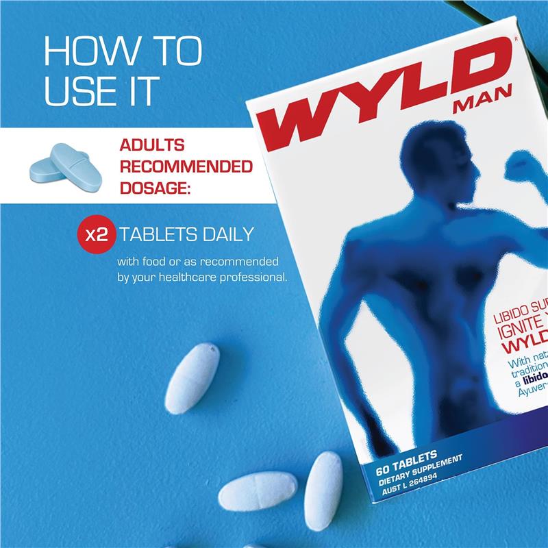 Wyld For Men 60 Tablets - GimmeNow