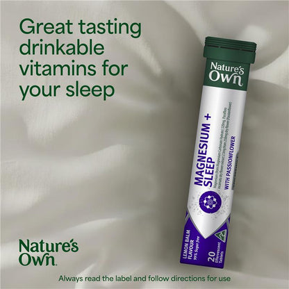 Nature's Own Magnesium + Sleep Effervescent 20 Tablets