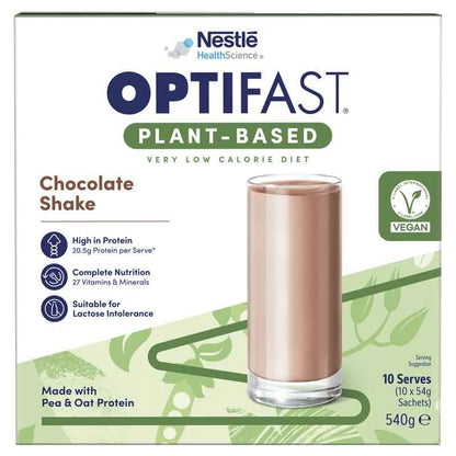 Optifast VLCD Plant Based Shake Chocolate 10 x 54g