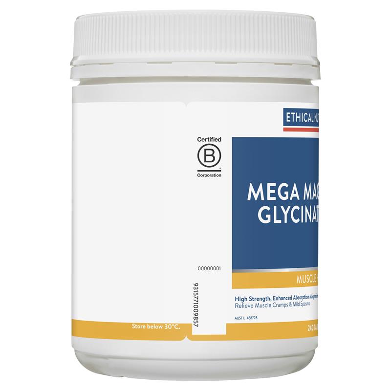 Ethical Nutrients Mega Magnesium Glycinate 5-in-1 240 Tablets