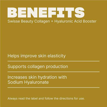 Swisse Beauty Collagen + Hyaluronic Acid Booster 160 Tablets Exclusive Size