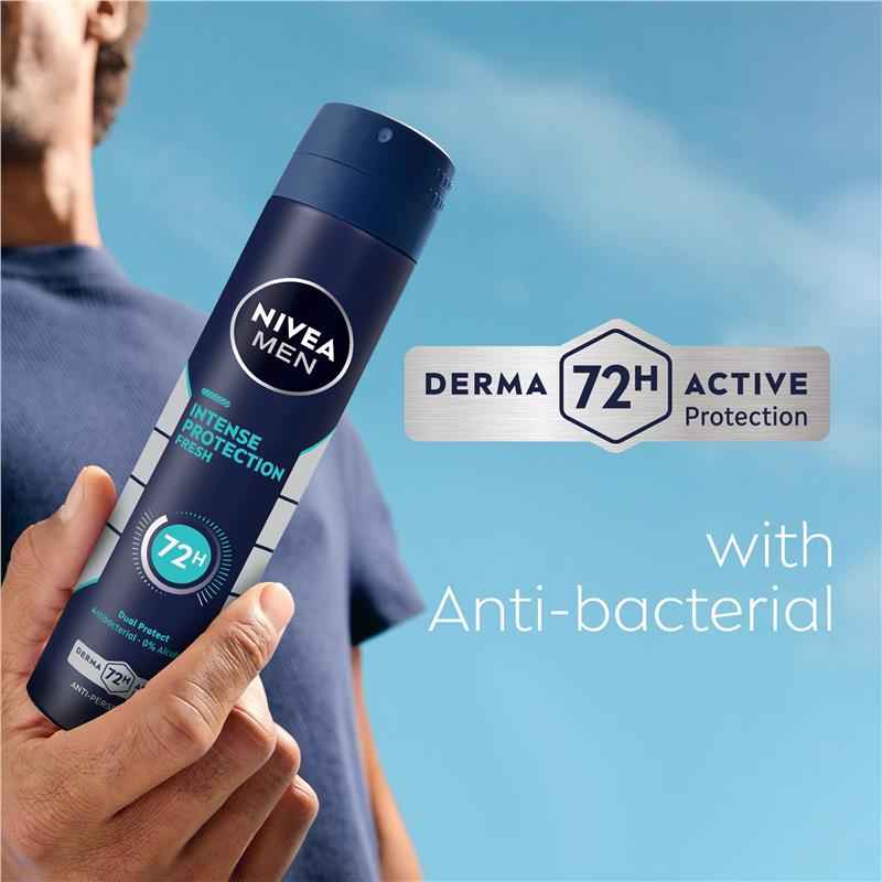 NIVEA MEN Deodorant Aerosol Intense Protection Fresh 250ml