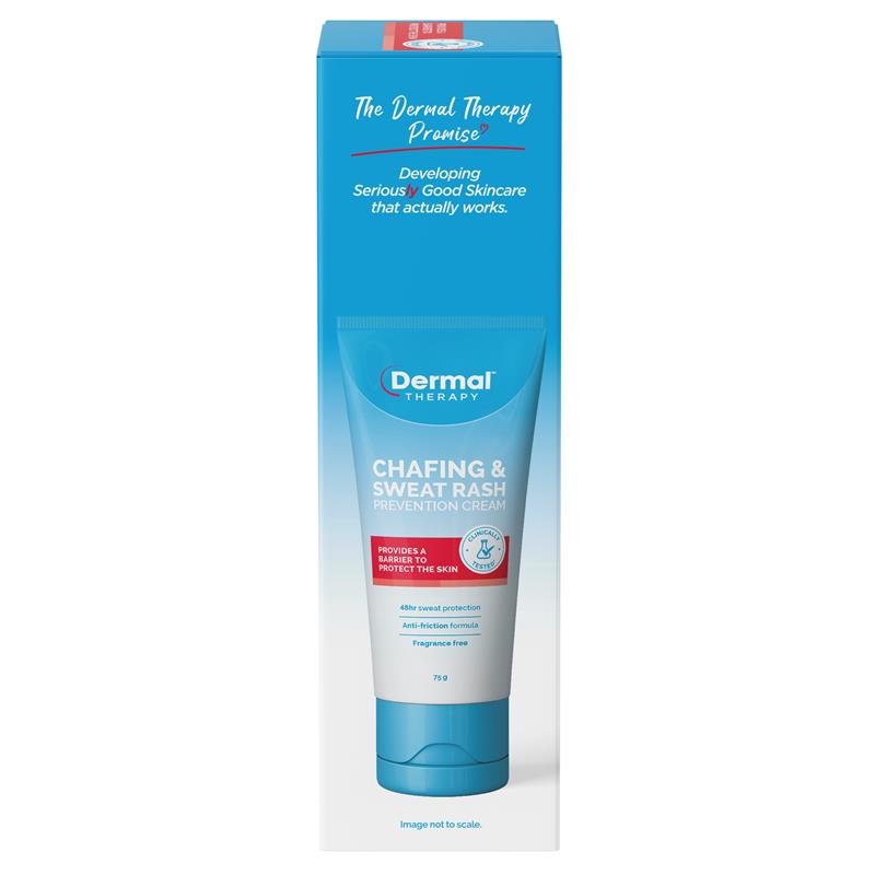 Dermal Therapy Chafing & Sweat Rash Cream 75g