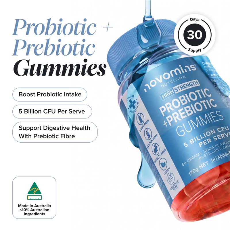 Novomins Probiotic 60 Gummies