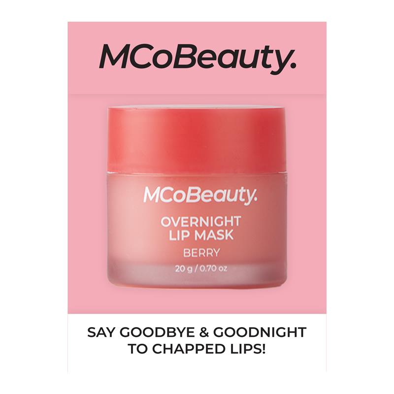 MCoBeauty Overnight Lip Mask Berry