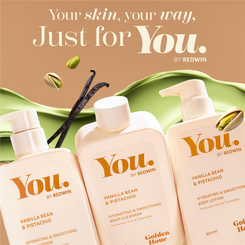 Redwin You Golden Hour Vanilla Bean & Pistachio Body Lotion 350ml