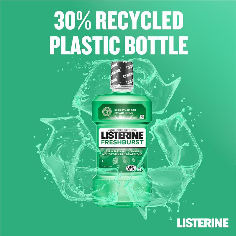Listerine Freshburst Antibacterial Mouthwash Value Pack 1.5L