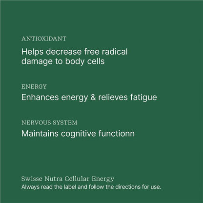 Swisse Nutra Cellular Energy 60 Tablets