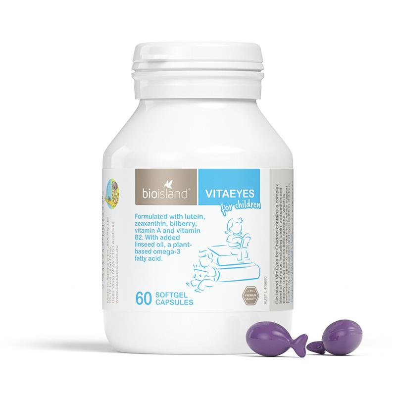 Bio Island VitaEyes for Children 60 Capsules