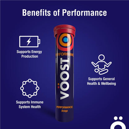 Voost Vitamin B+ Orange Performance Effervescent 60 Pack Exclusive Size