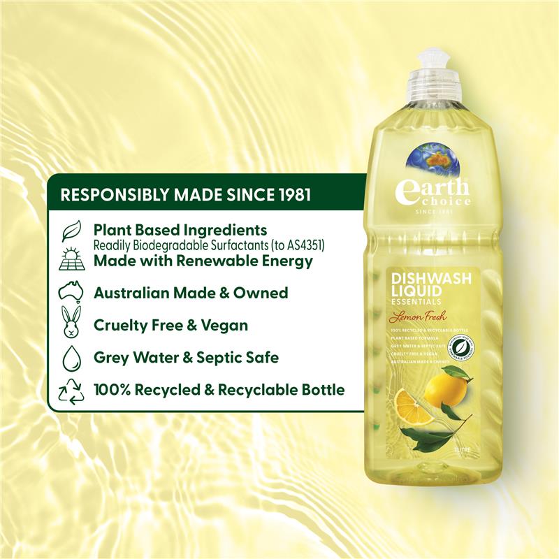 Earth Choice Dishwash Liquid 1 Litre