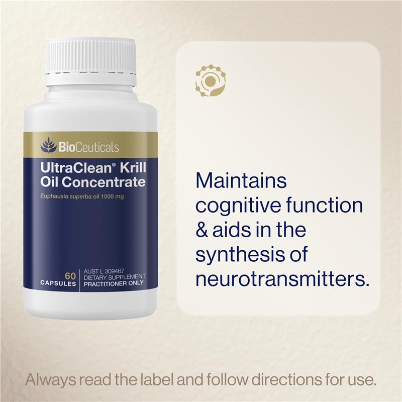 BioCeuticals UltraClean® Krill Oil Concentrate 60 Capsules - GimmeNow